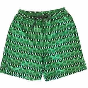 Thomas Deans Green Oar Swim Trunks-Sz M